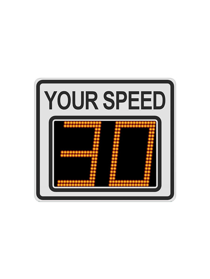 TC-400 speed sign 11-inch LED display